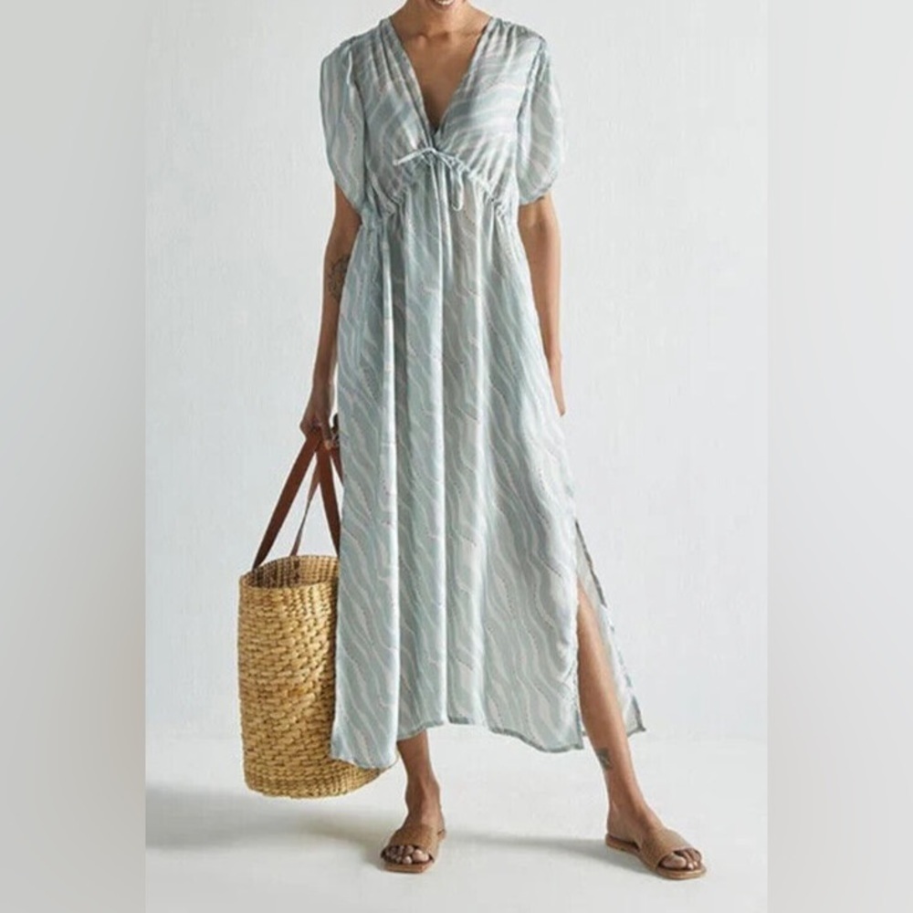 Reistor NWT $185 Bemberg Beach to Bar Dress, XS/S 100% Bemberg